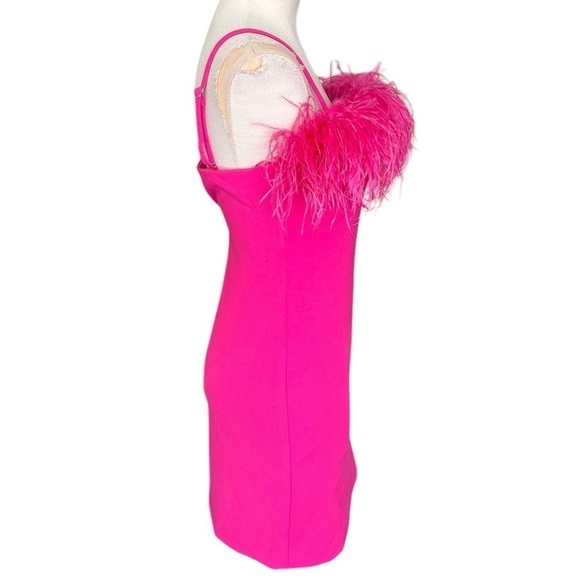 LIKELY Katie Mini Dress in Fuchsia Pink - Picture 7 of 14